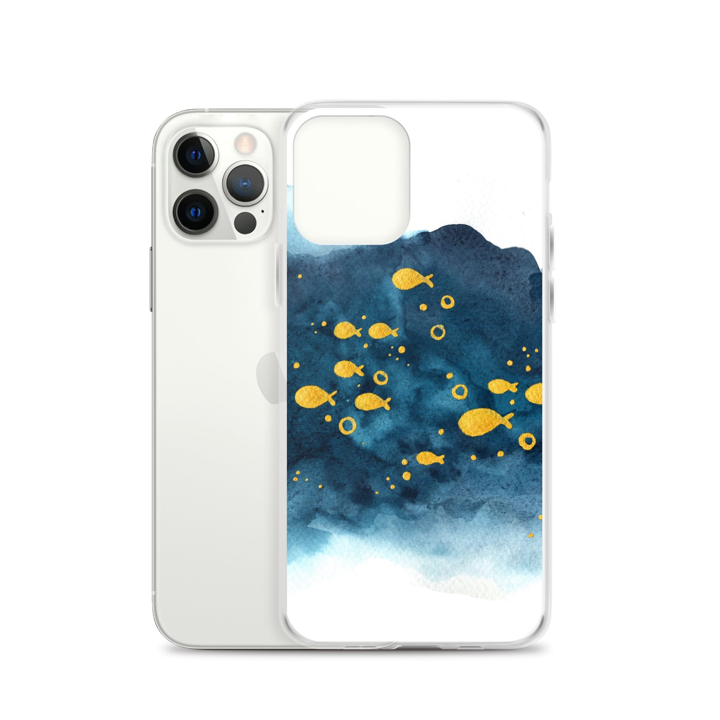 Watercolor School of Fish iPhone Case