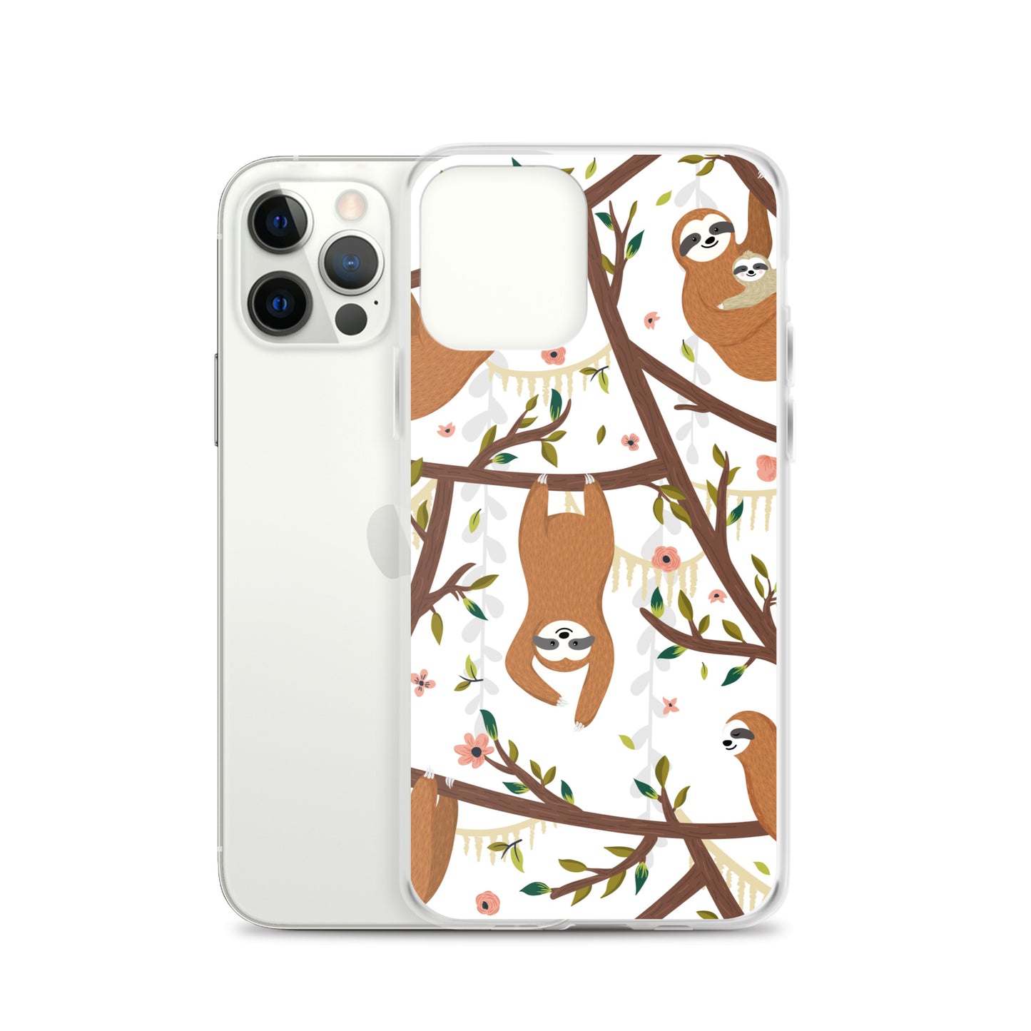 Cute Woodland Sloth iPhone Case