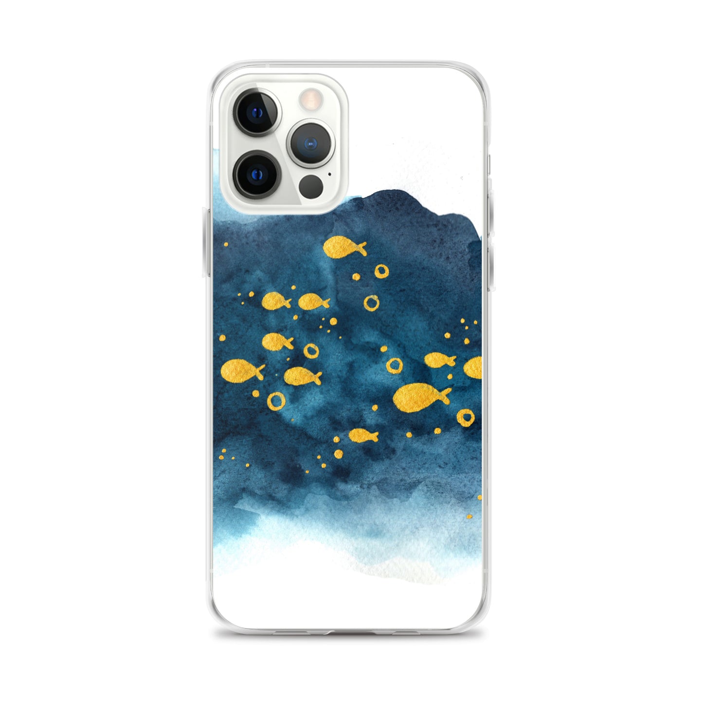 Watercolor School of Fish iPhone Case