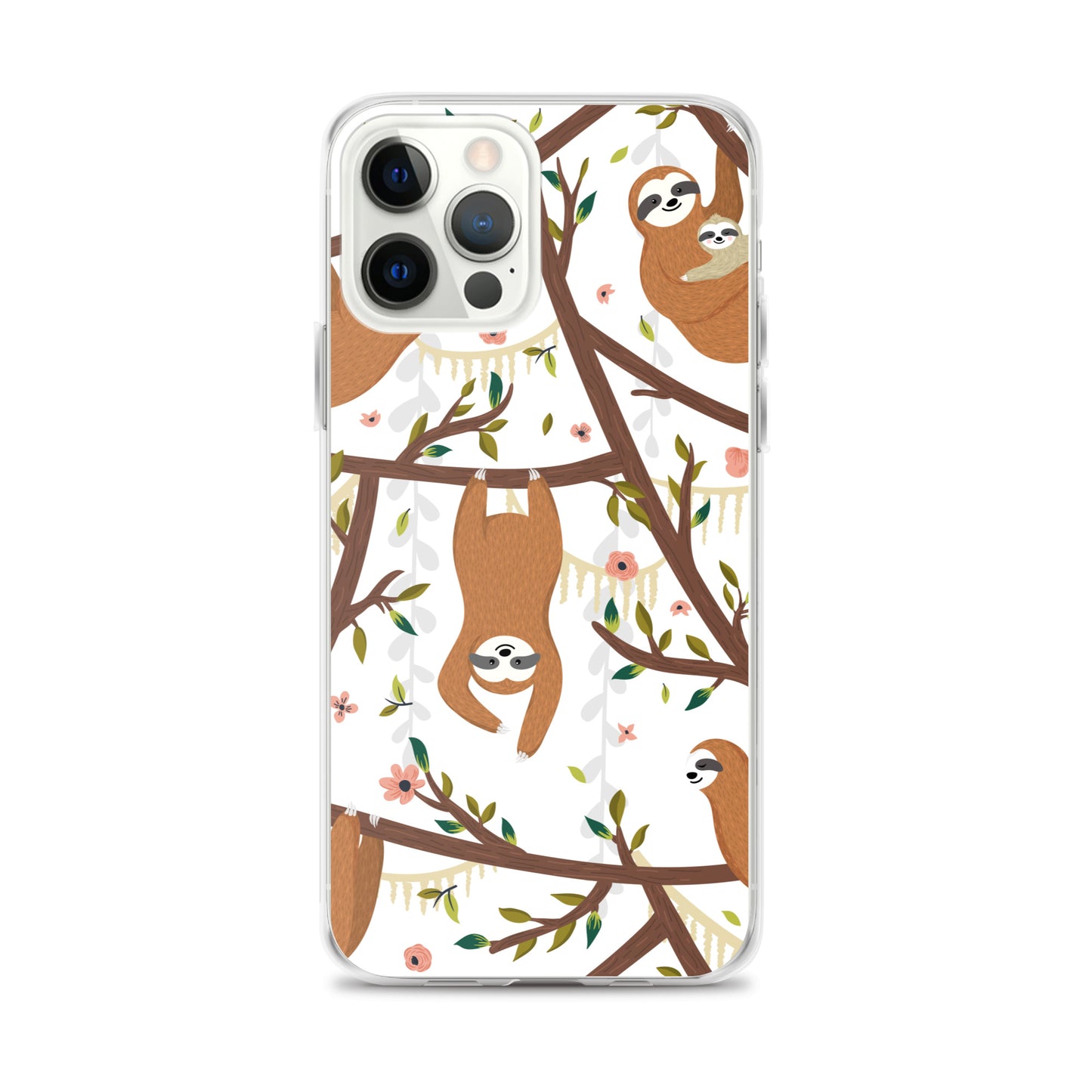 Cute Woodland Sloth iPhone Case