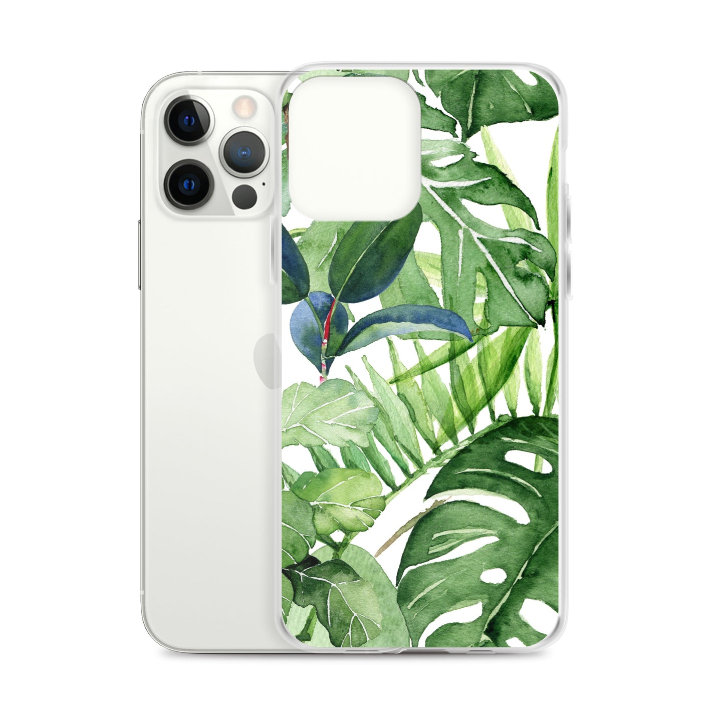 Tropical Floral Leaves iPhone Case