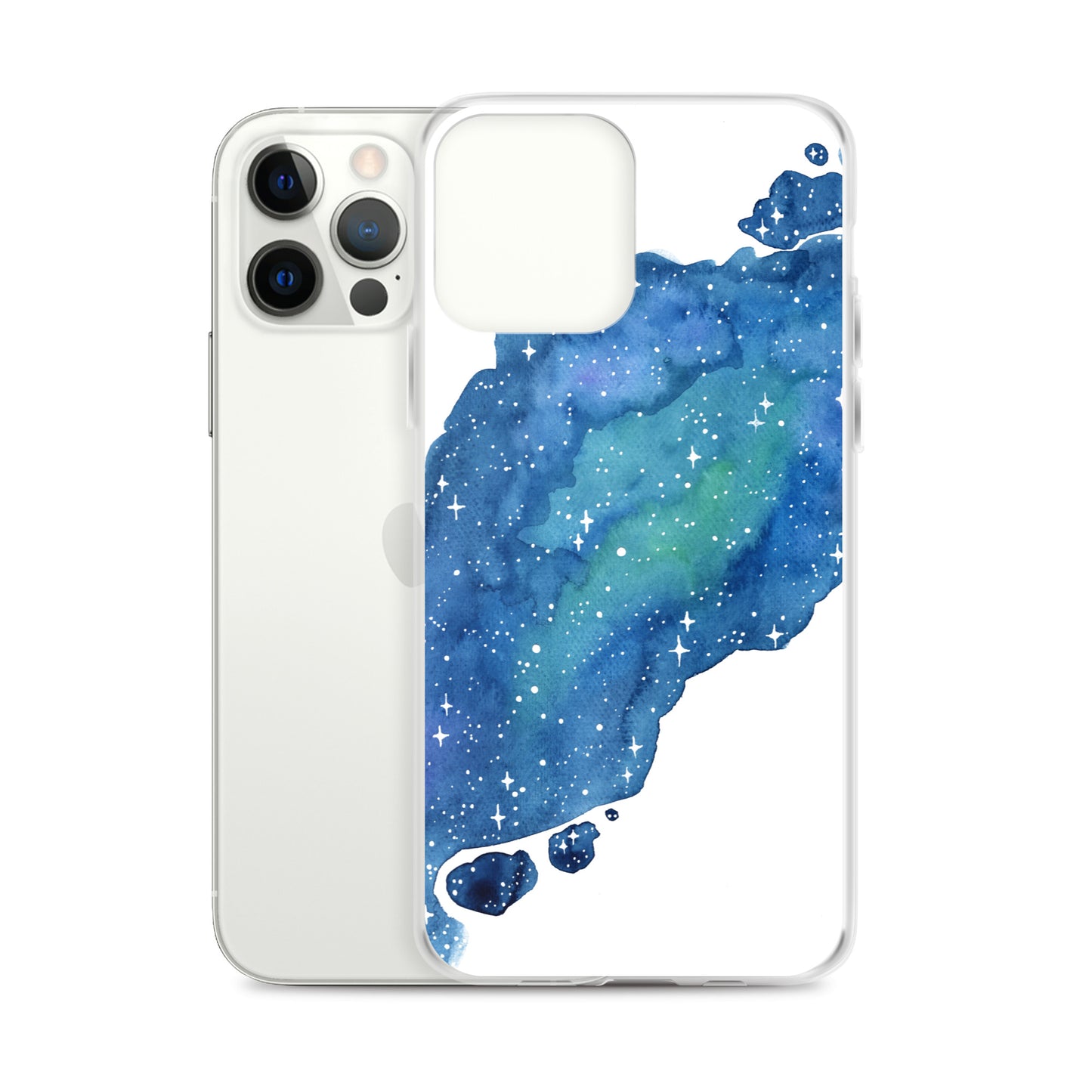 Watercolor Galaxy Aurora iPhone Case