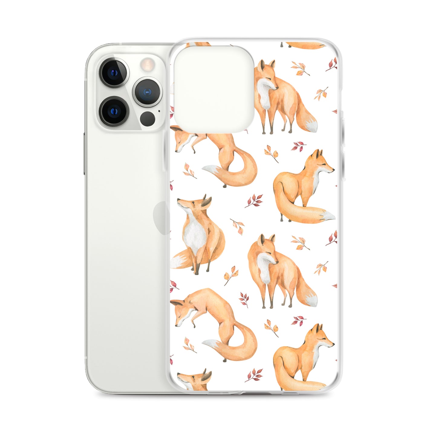 Woodland Foxes iPhone Case