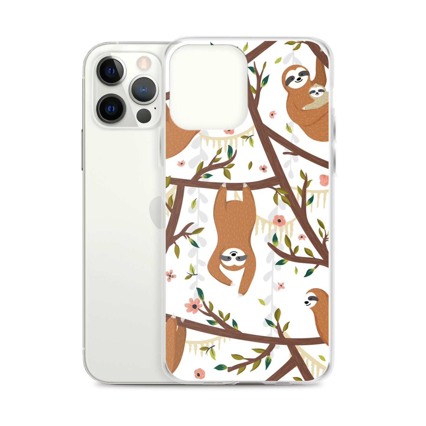 Cute Woodland Sloth iPhone Case