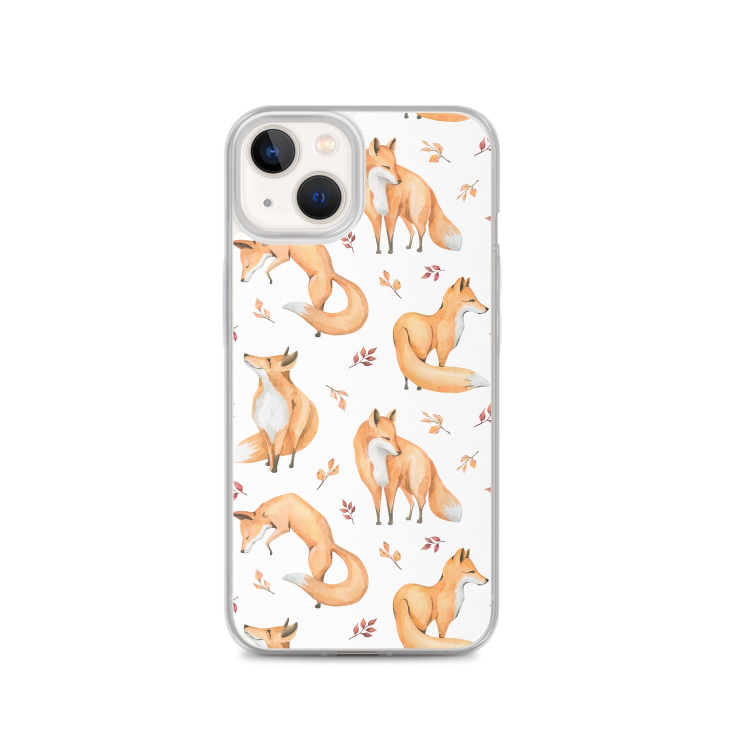 Woodland Foxes iPhone Case