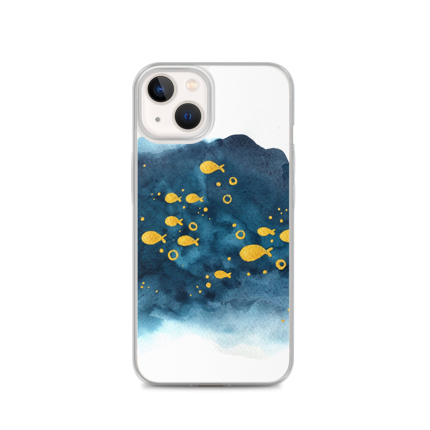 Watercolor School of Fish iPhone Case