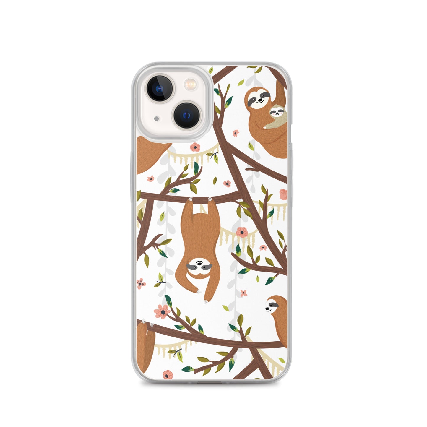 Cute Woodland Sloth iPhone Case