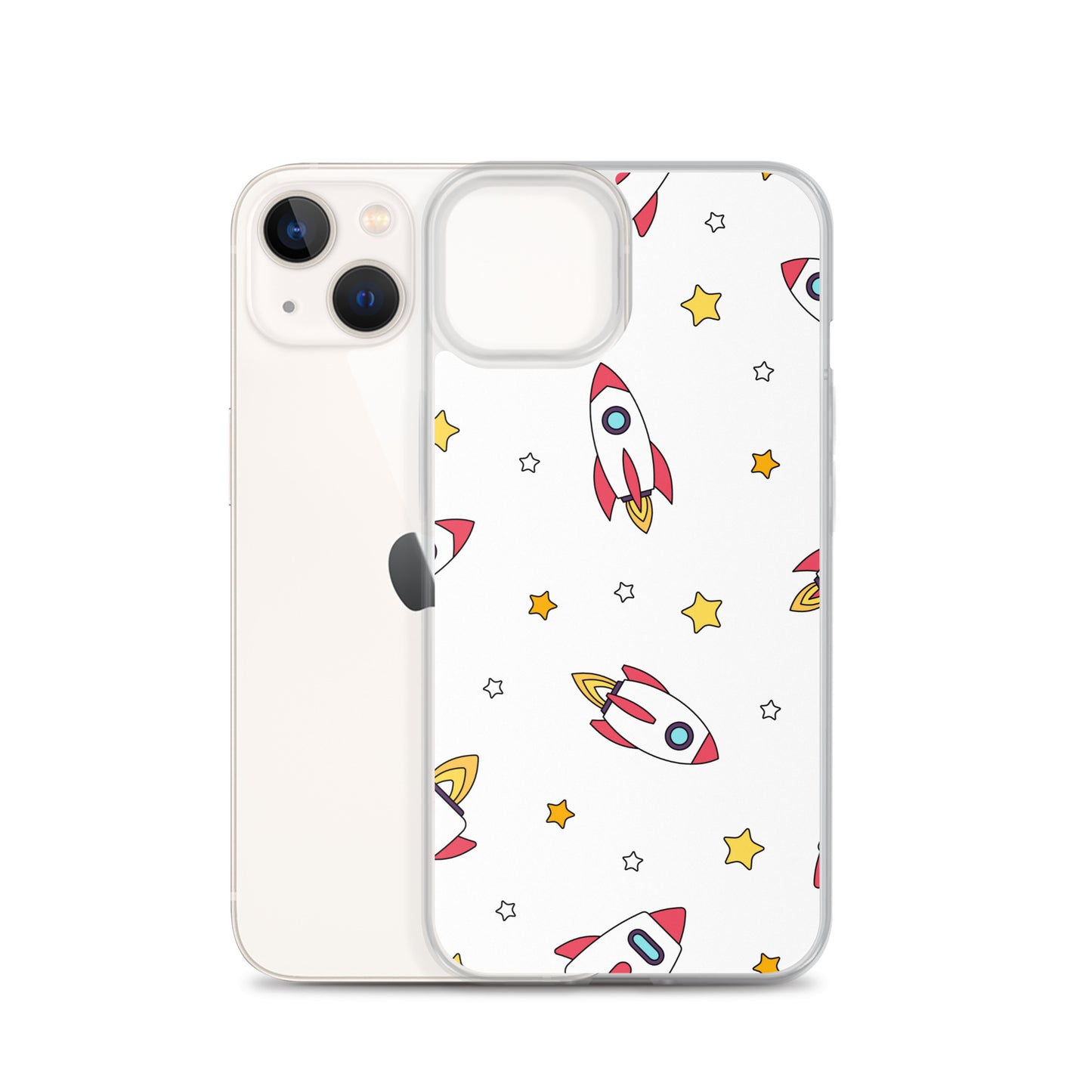 Spaceship Rockets iPhone Case