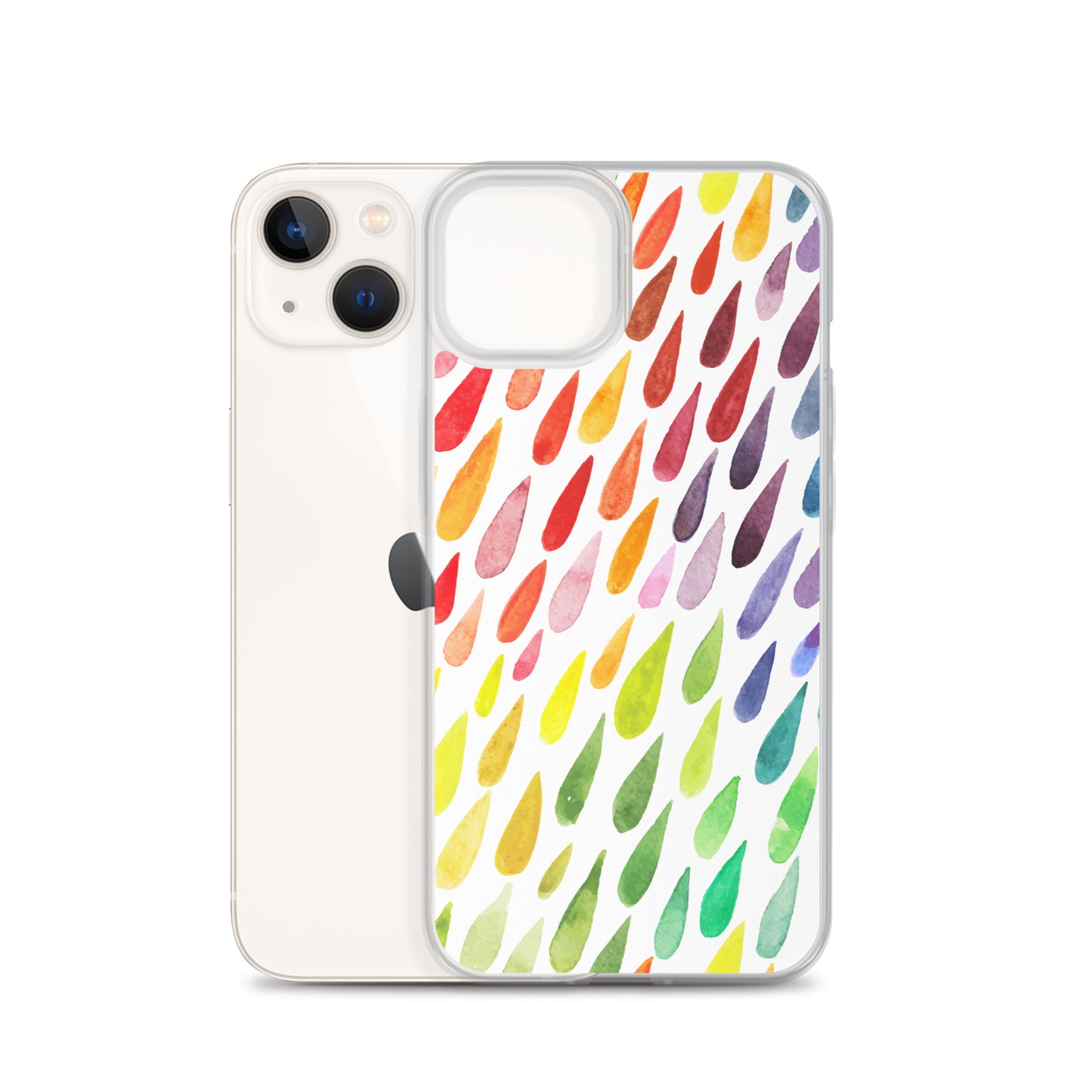 Colorful Raindrops iPhone Case