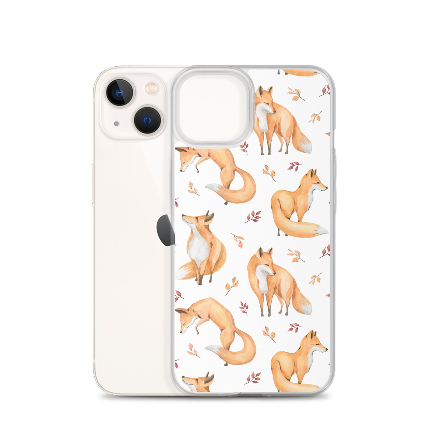 Woodland Foxes iPhone Case