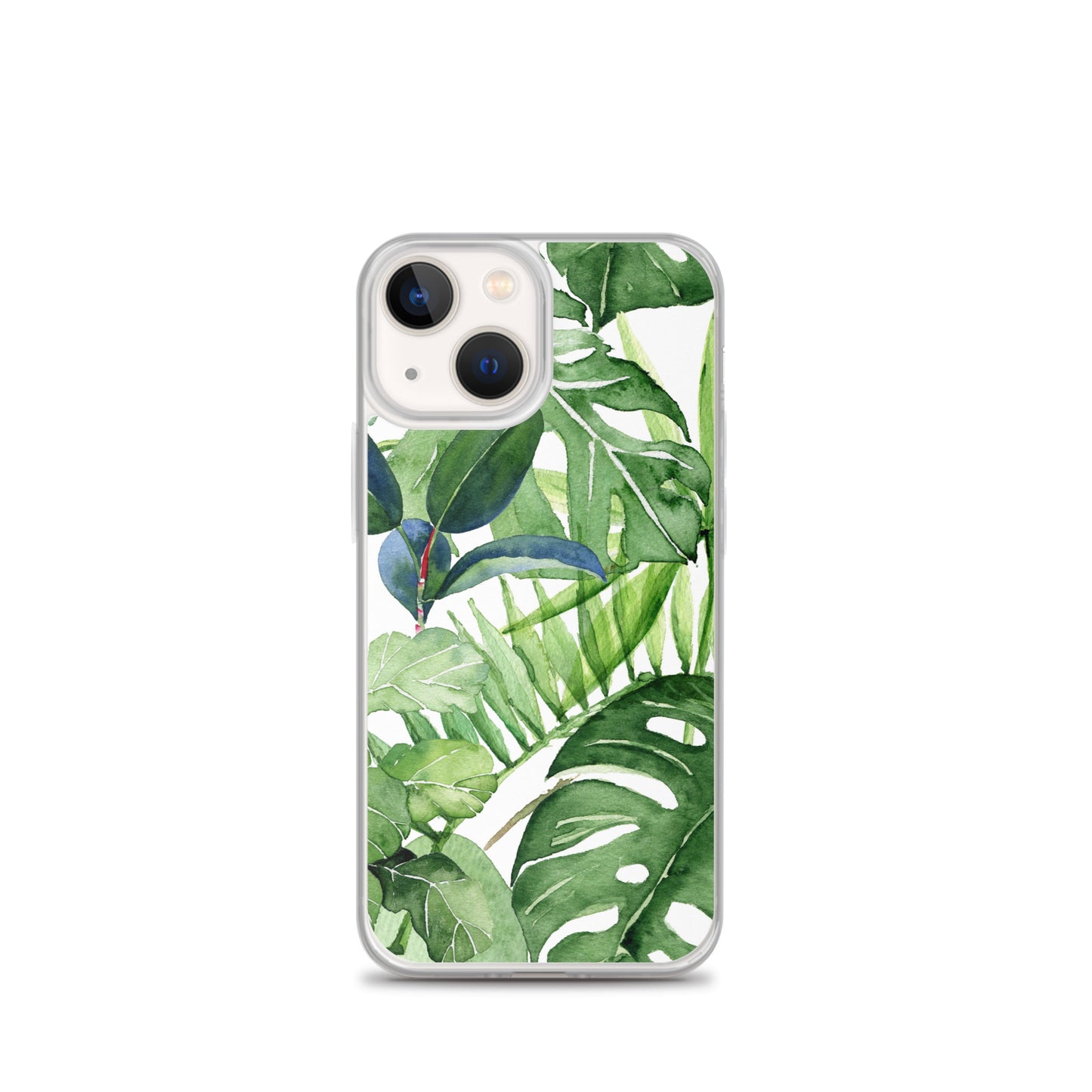 Tropical Floral Leaves iPhone Case