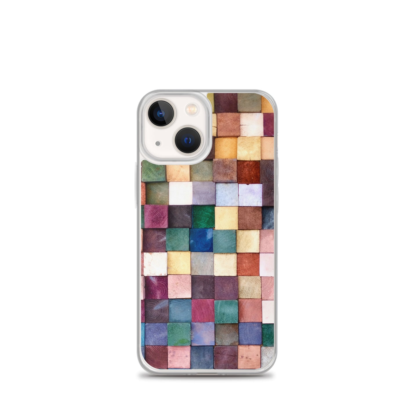 Colorful Wood Blocks Photo iPhone Case