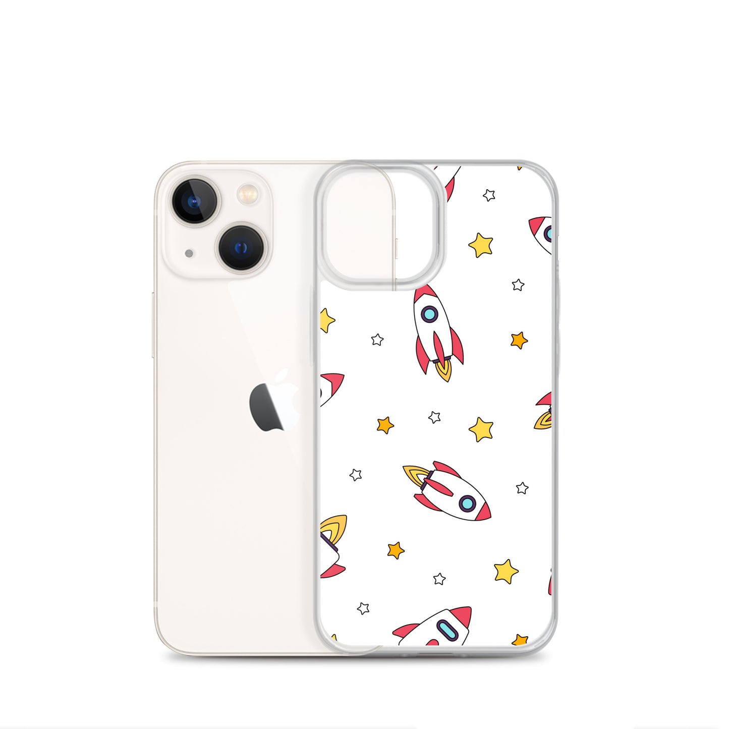 Spaceship Rockets iPhone Case