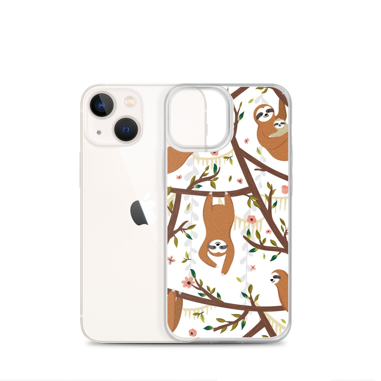 Cute Woodland Sloth iPhone Case