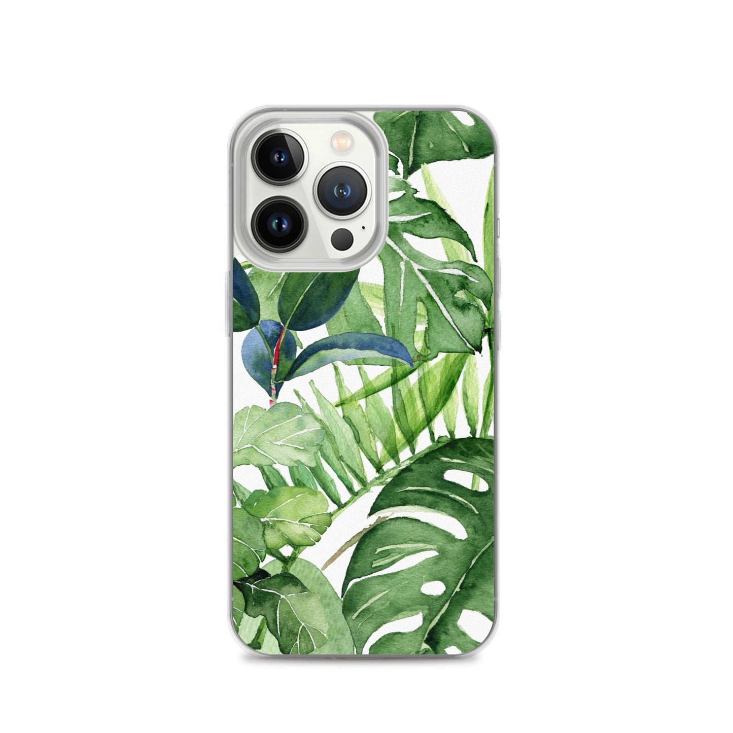 Tropical Floral Leaves iPhone Case