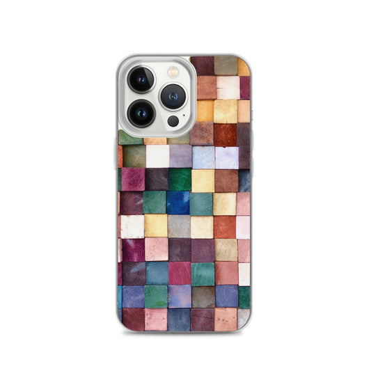 Colorful Wood Blocks Photo iPhone Case