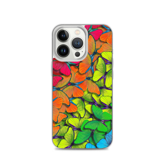 Rainbow Butterflies iPhone Case