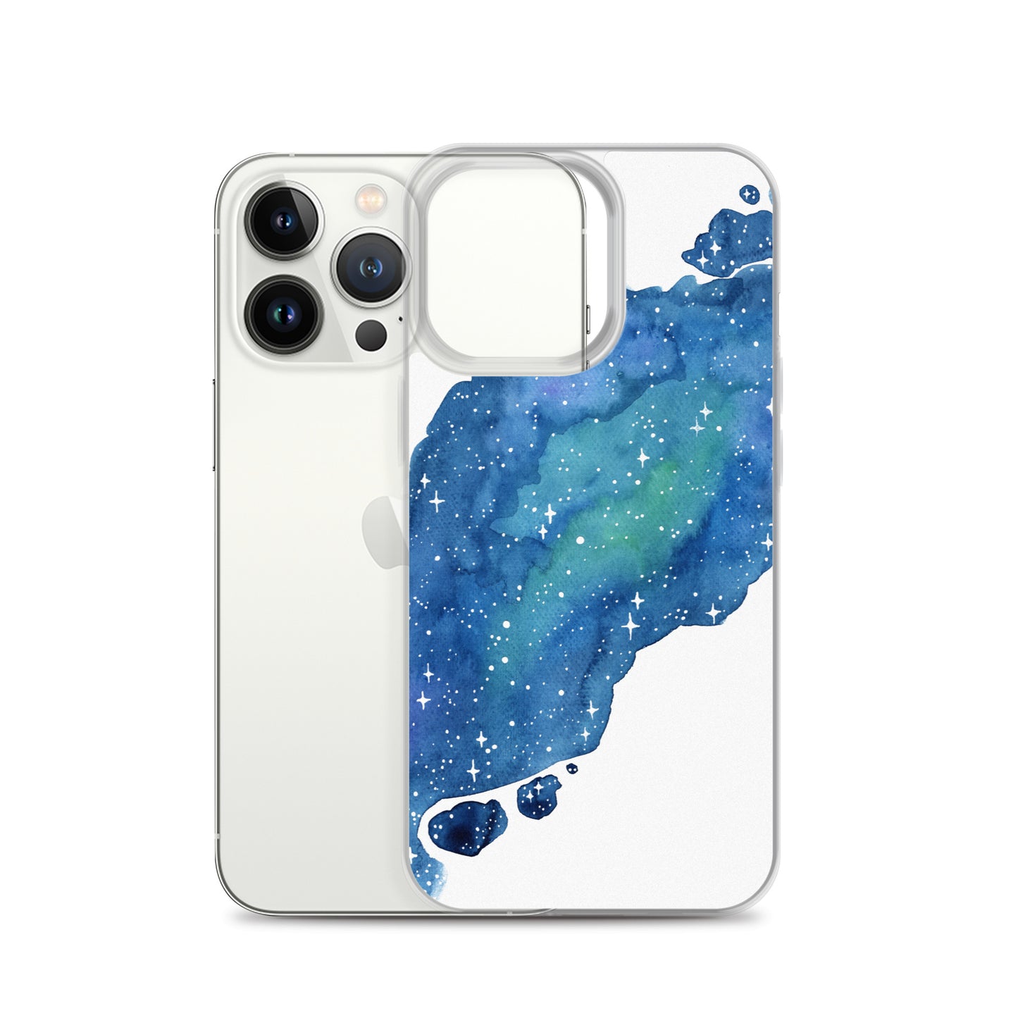 Watercolor Galaxy Aurora iPhone Case