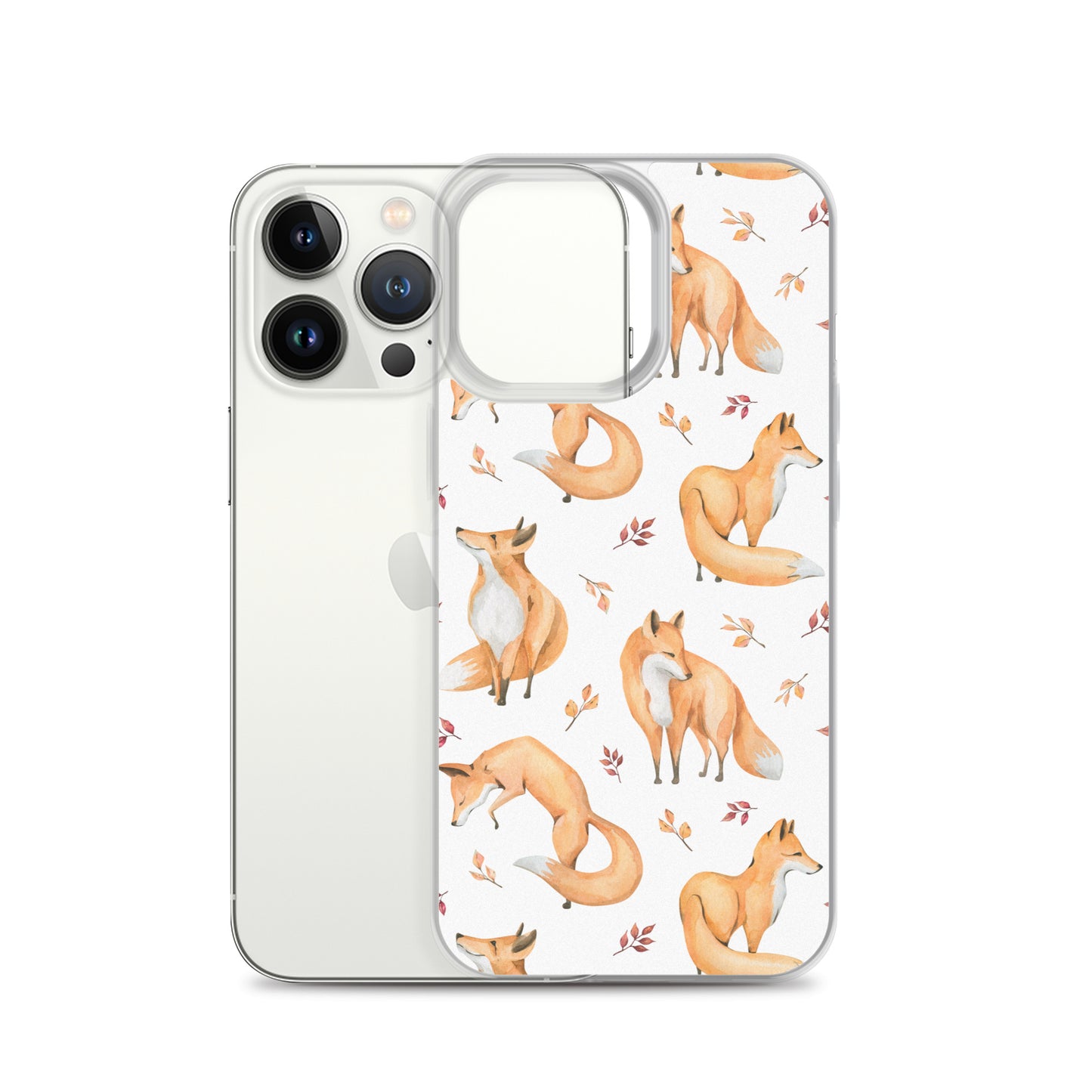 Woodland Foxes iPhone Case