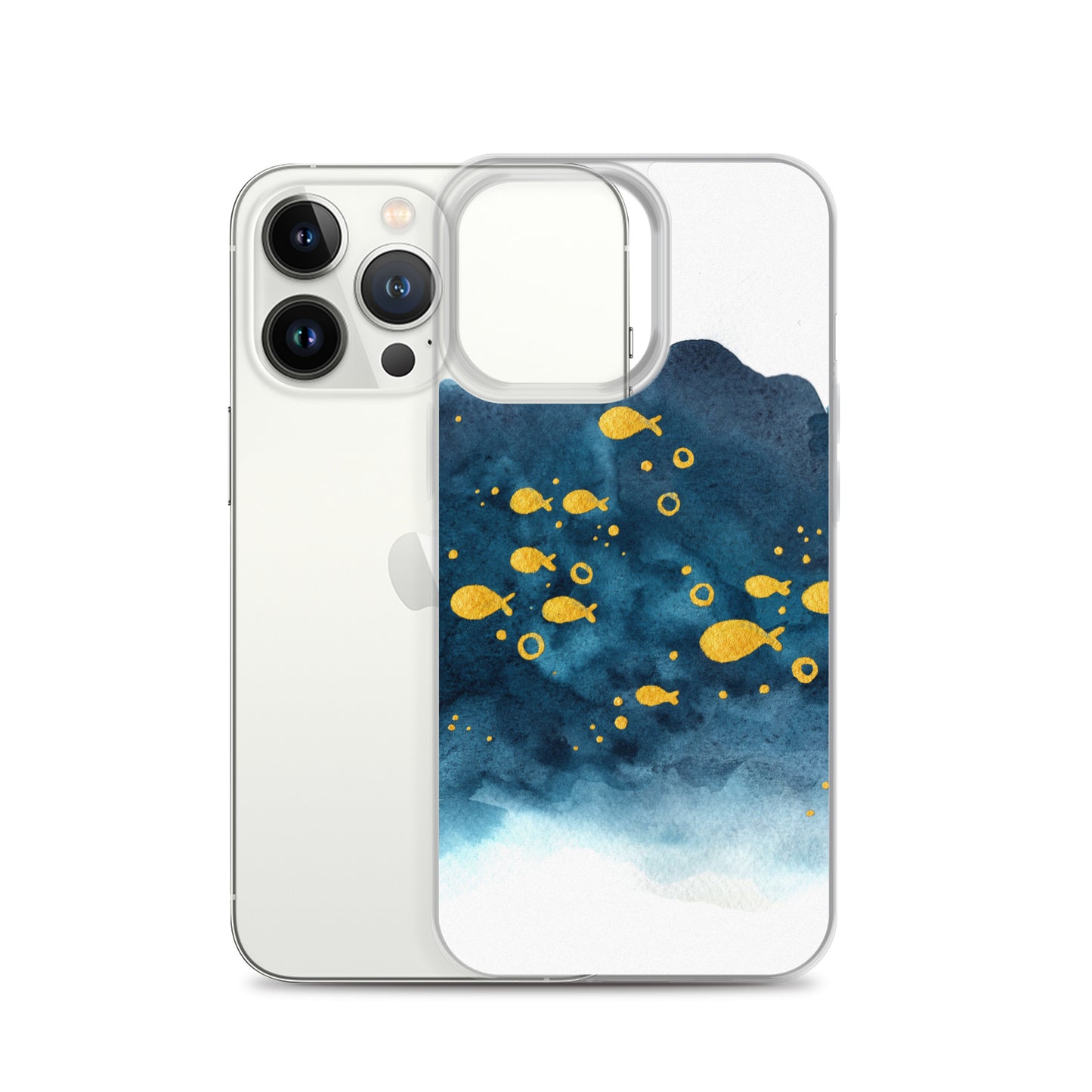 Watercolor School of Fish iPhone Case