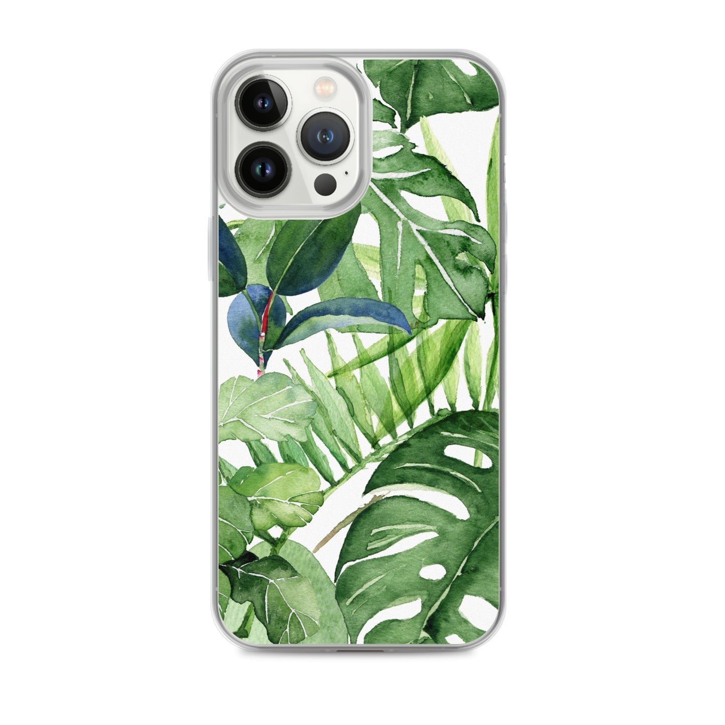 Tropical Floral Leaves iPhone Case