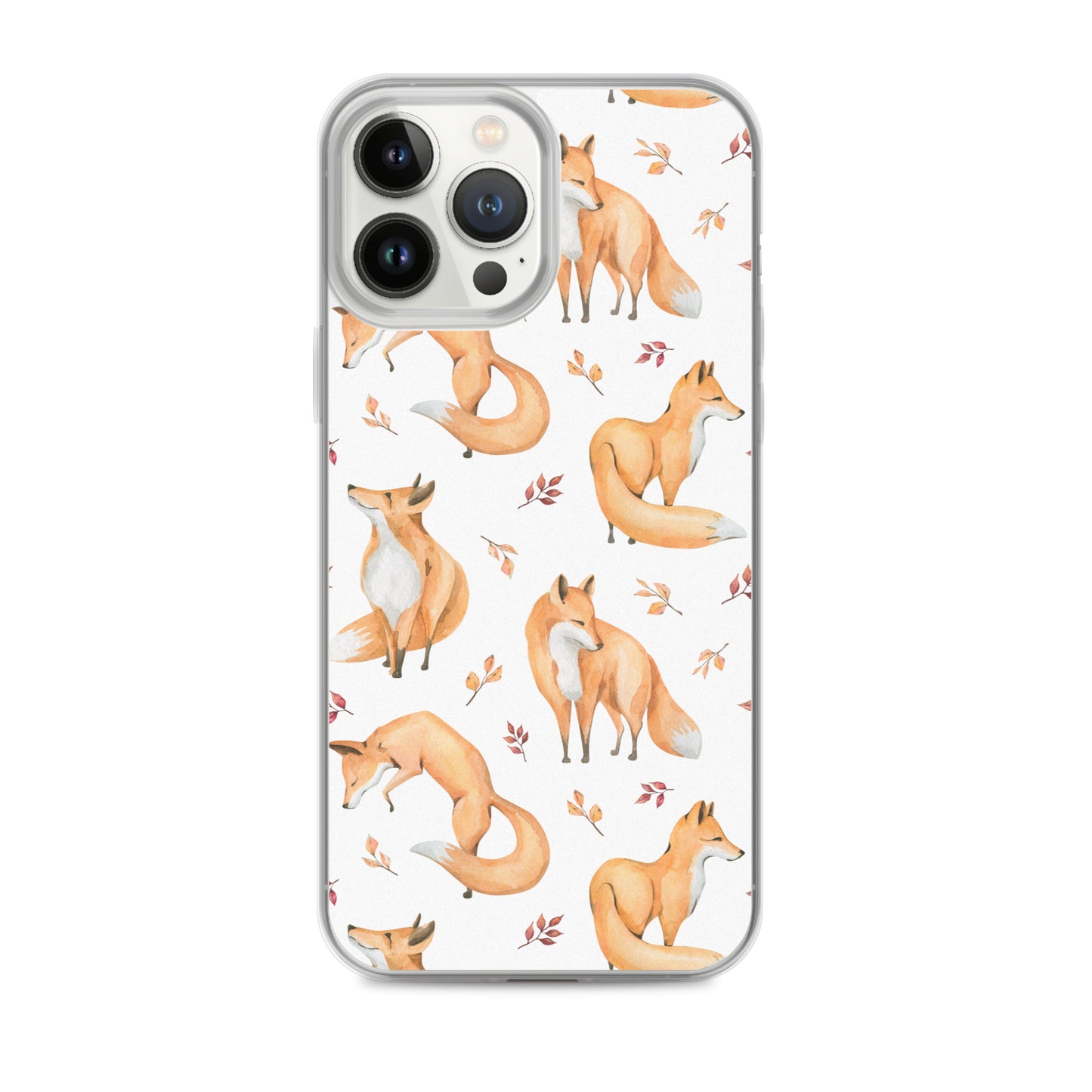 Woodland Foxes iPhone Case