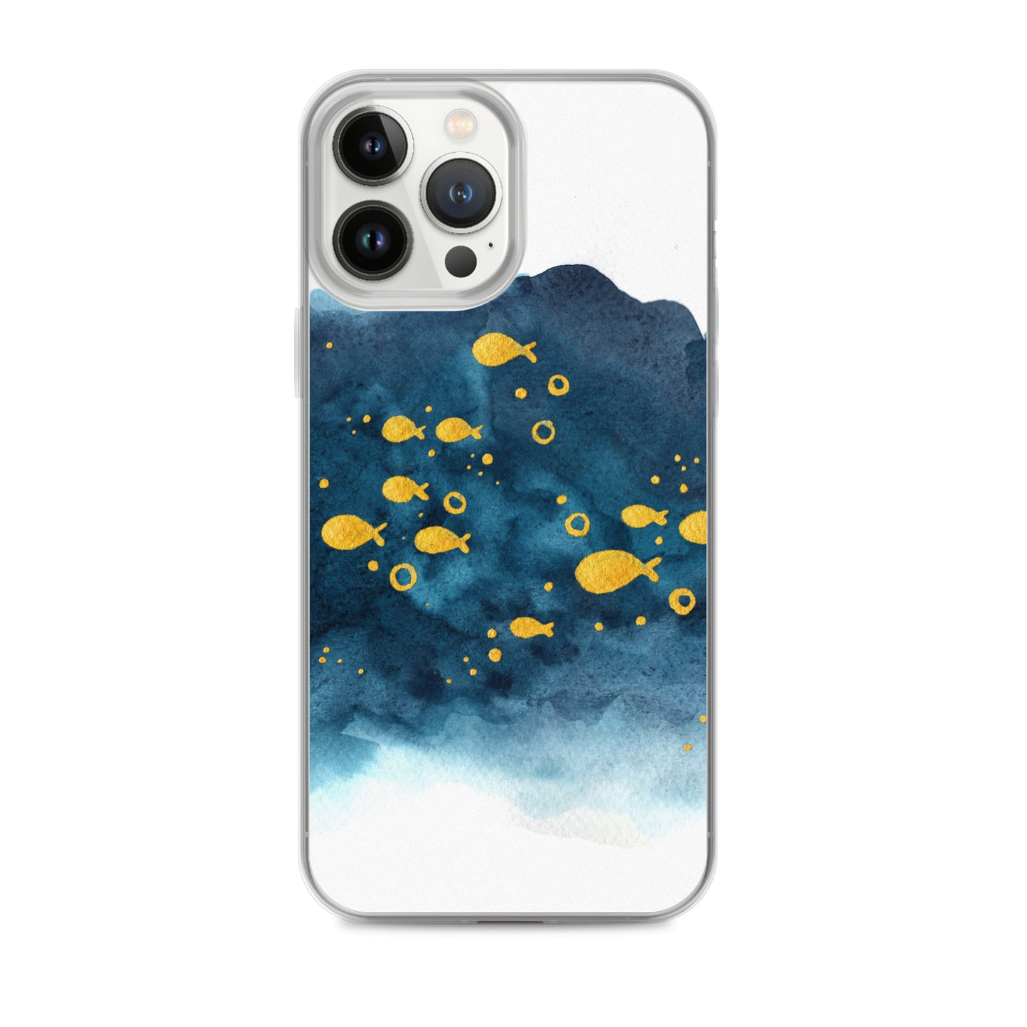 Watercolor School of Fish iPhone Case