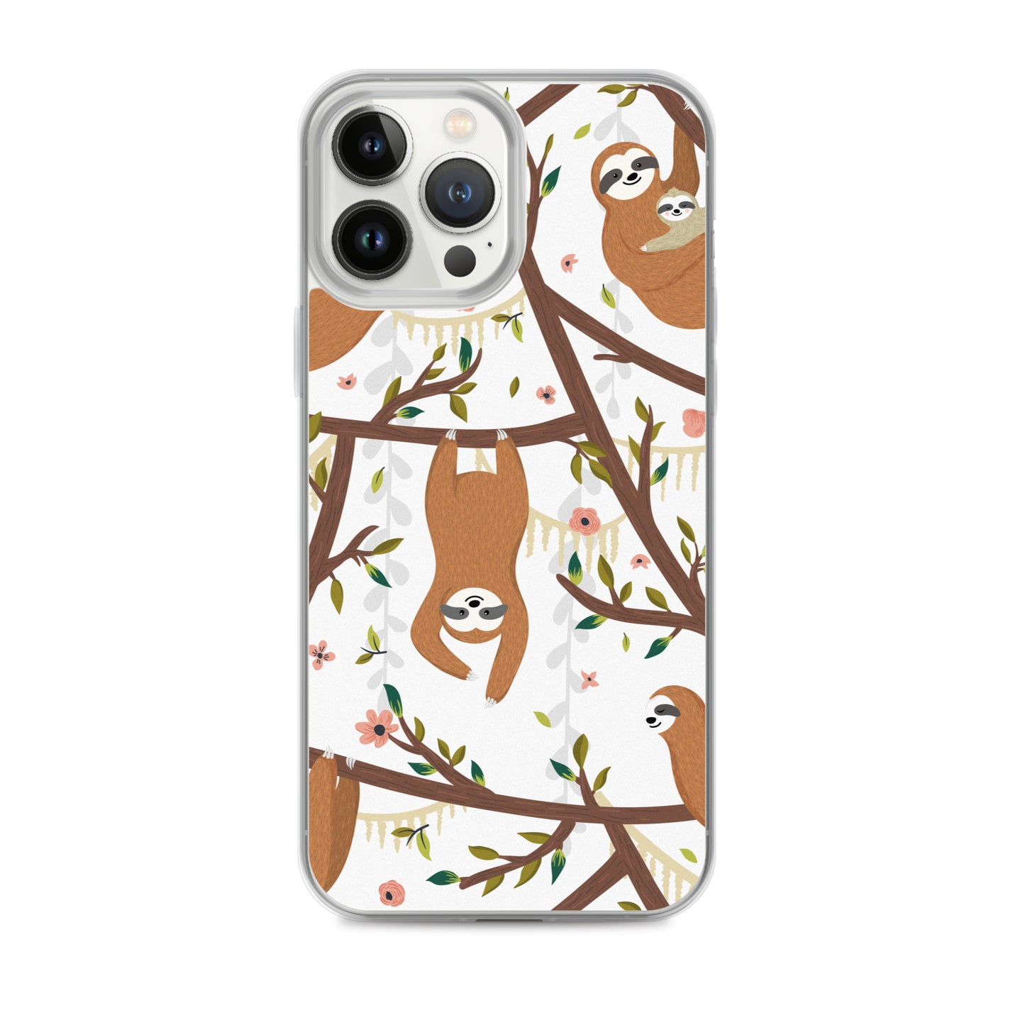 Cute Woodland Sloth iPhone Case