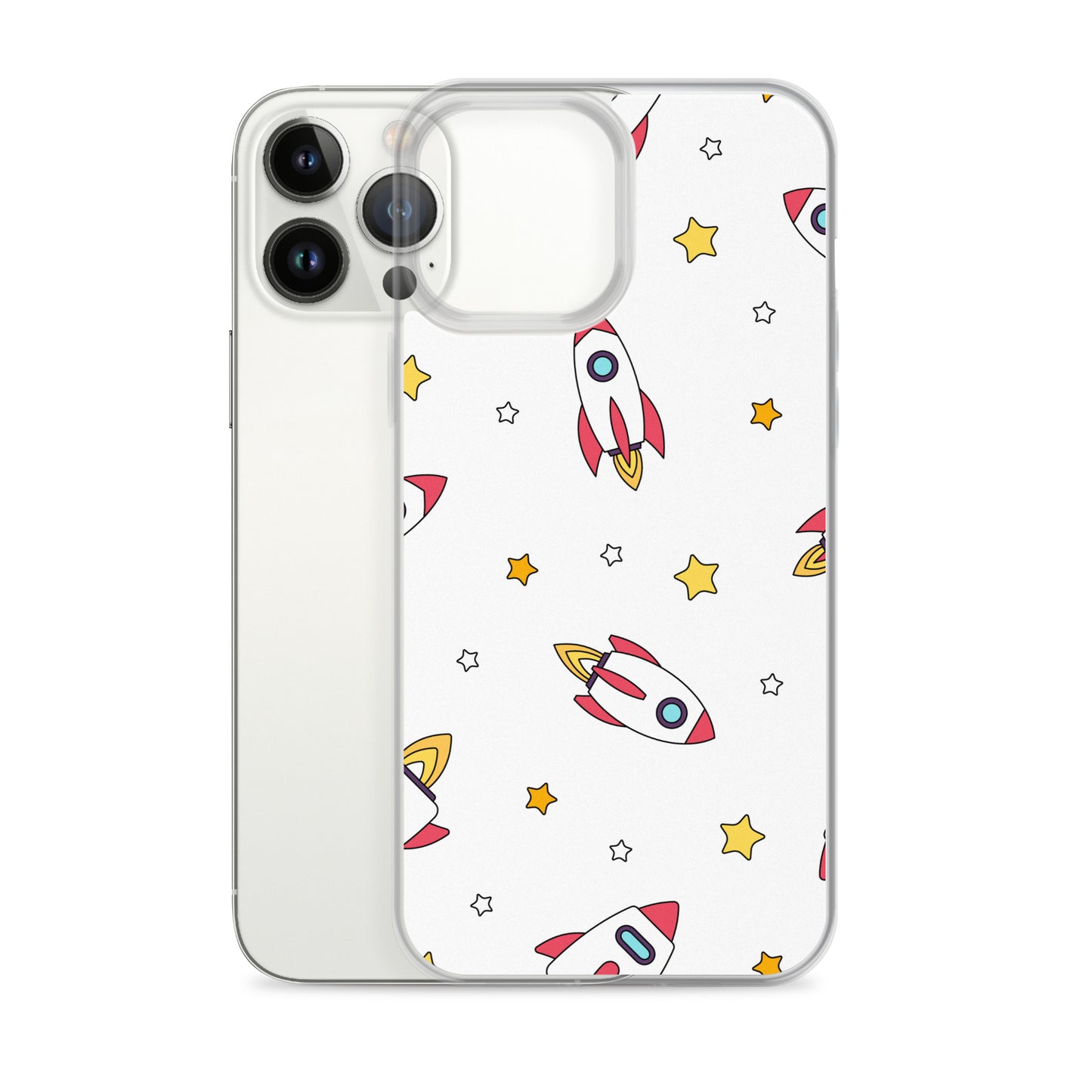 Spaceship Rockets iPhone Case