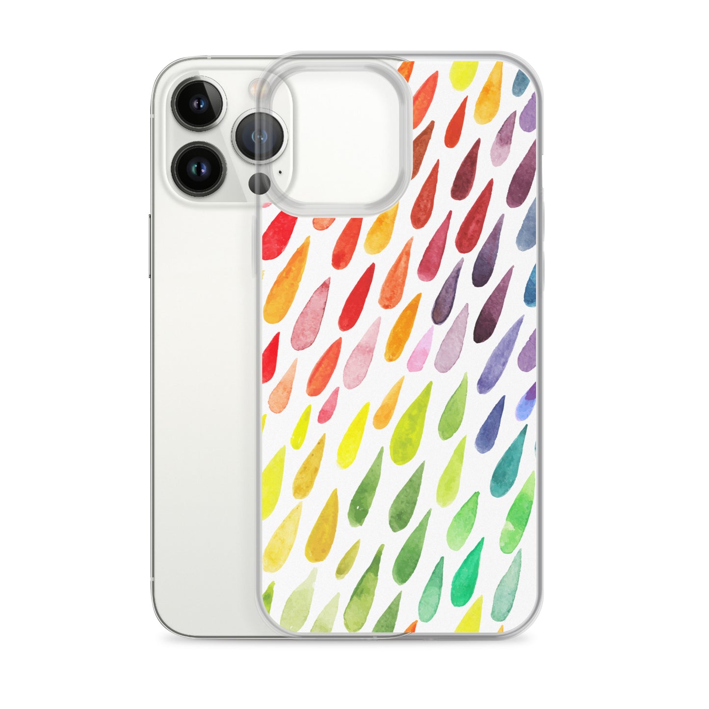 Colorful Raindrops iPhone Case