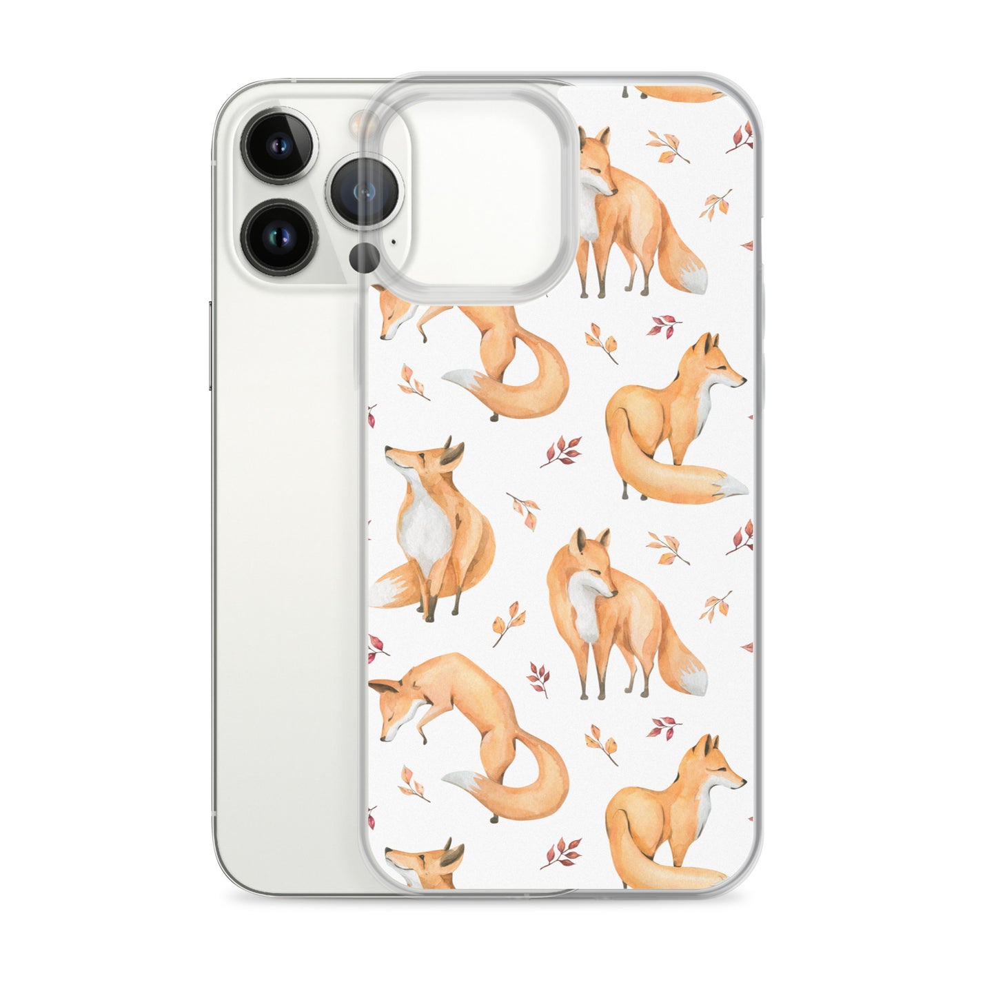 Woodland Foxes iPhone Case