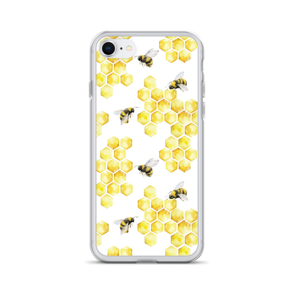 Honeycomb Bee iPhone Case