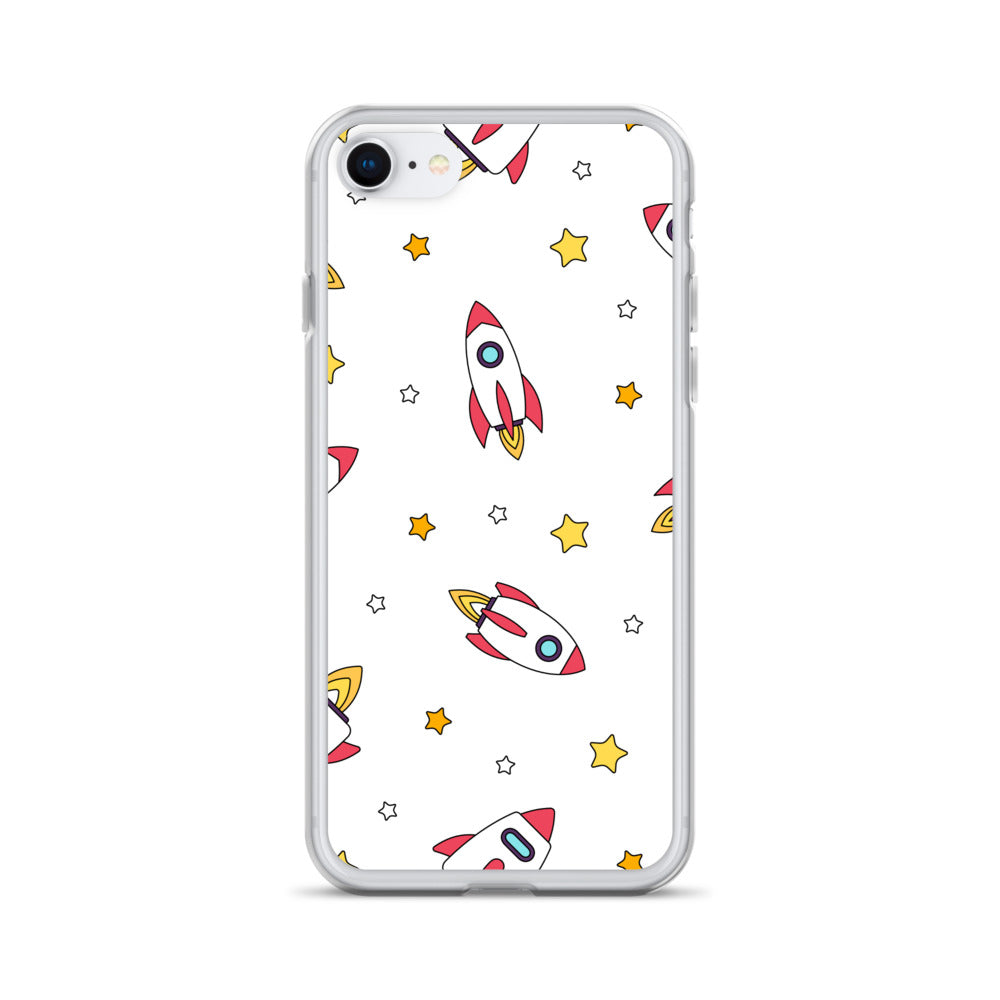 Spaceship Rockets iPhone Case