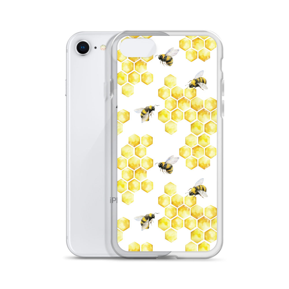 Honeycomb Bee iPhone Case