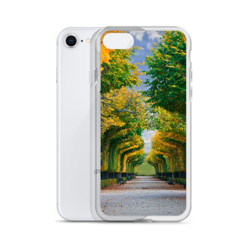 Fall Autumn Leaves Pathway iPhone Case