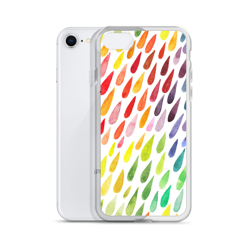 Colorful Raindrops iPhone Case