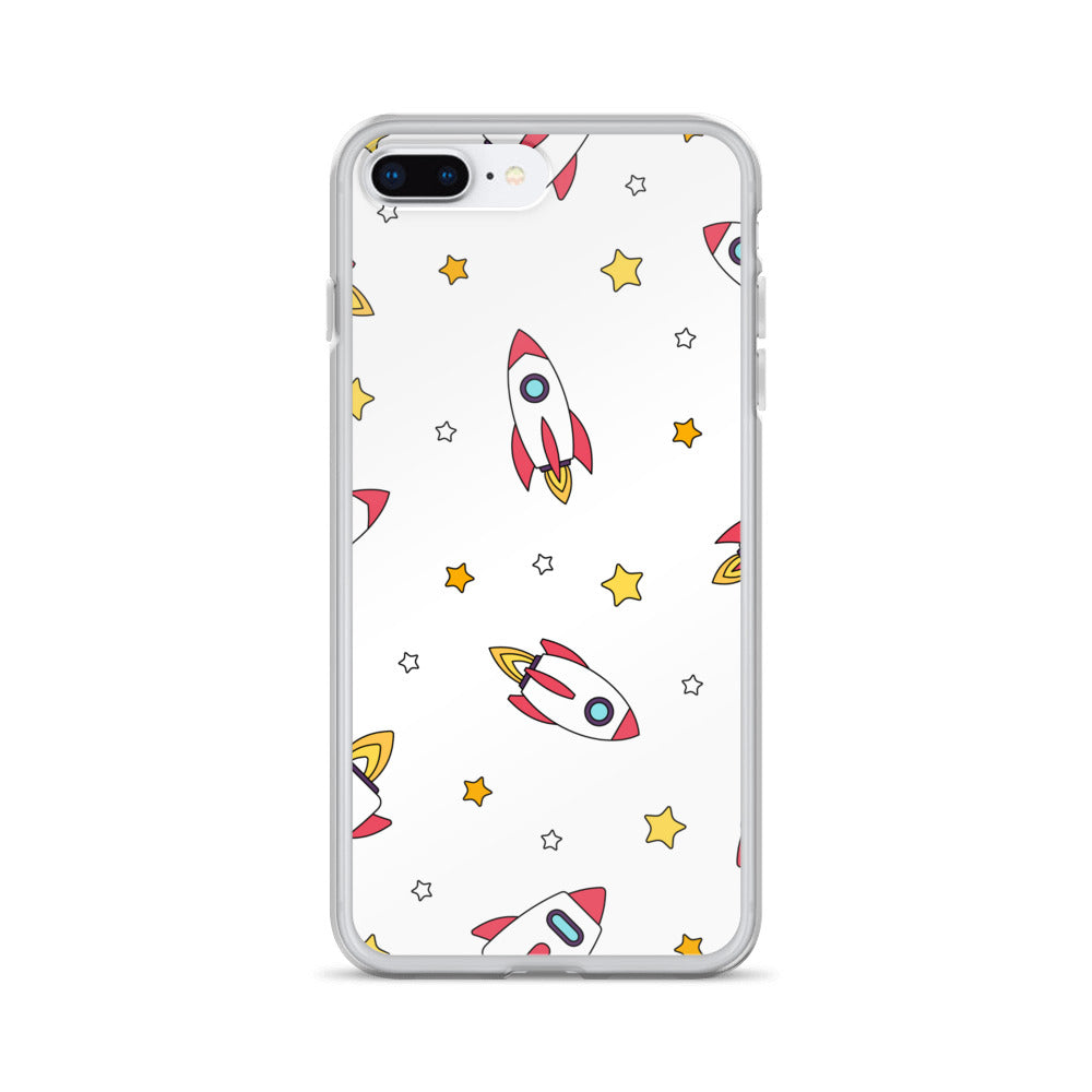 Spaceship Rockets iPhone Case