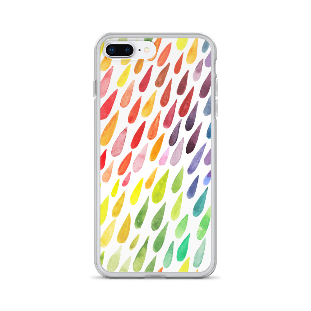 Colorful Raindrops iPhone Case