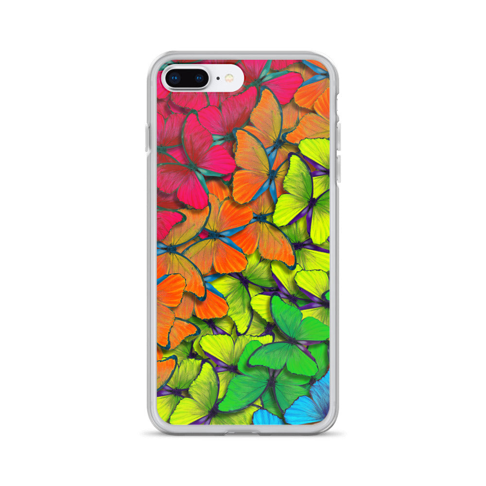 Rainbow Butterflies iPhone Case