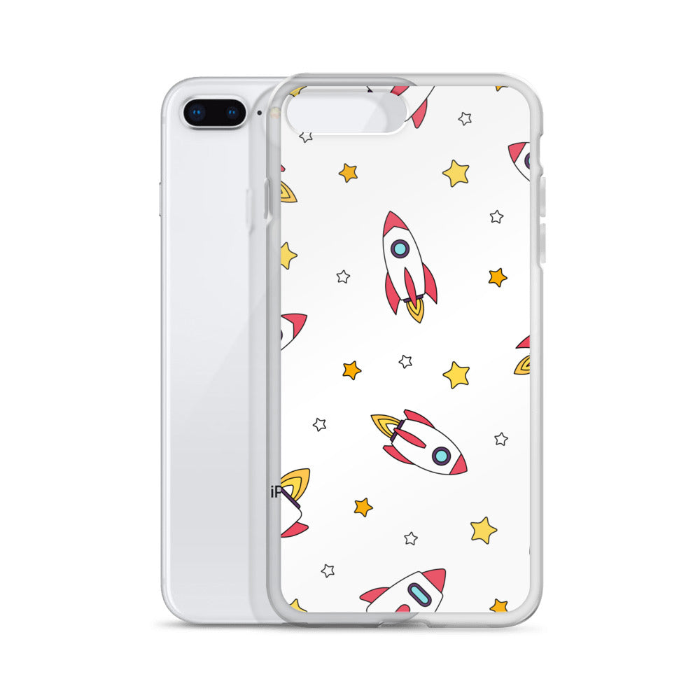 Spaceship Rockets iPhone Case