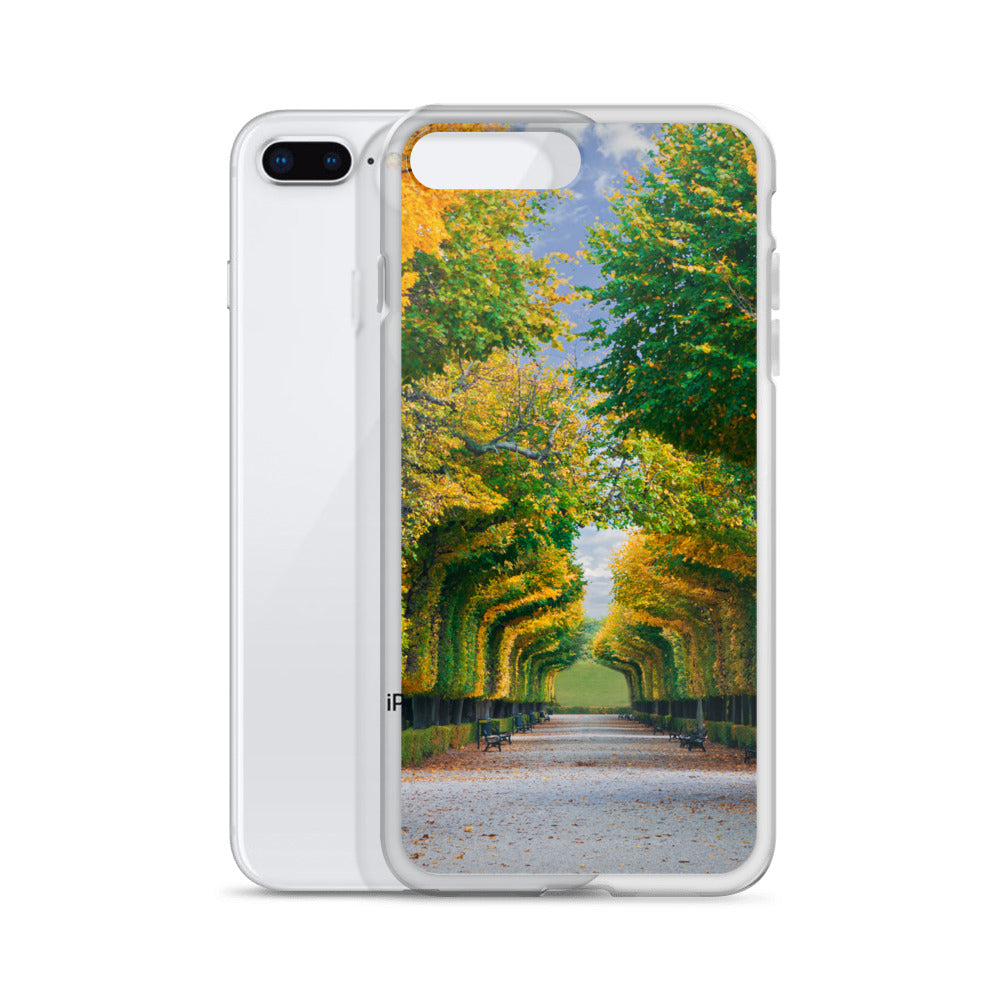 Fall Autumn Leaves Pathway iPhone Case