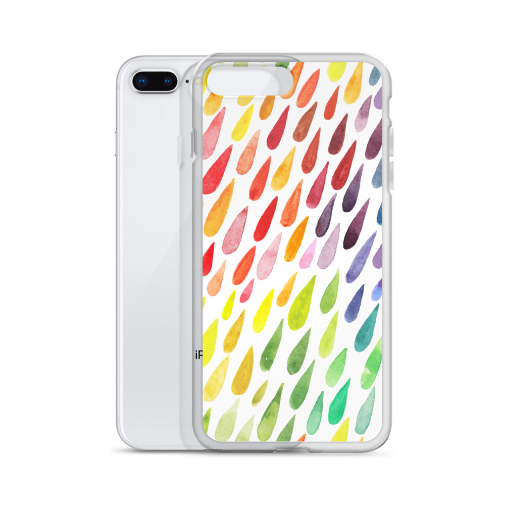 Colorful Raindrops iPhone Case