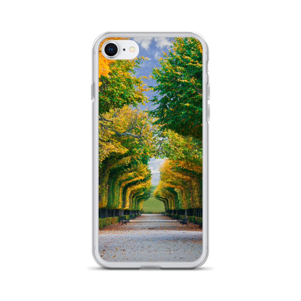 Fall Autumn Leaves Pathway iPhone Case