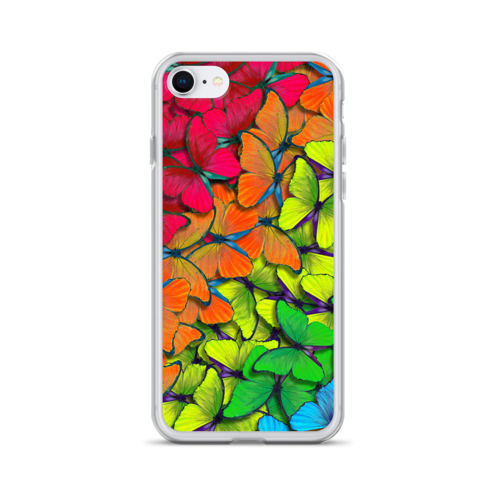 Rainbow Butterflies iPhone Case