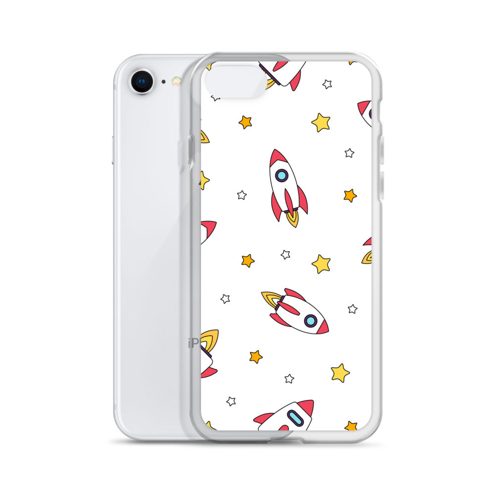 Spaceship Rockets iPhone Case