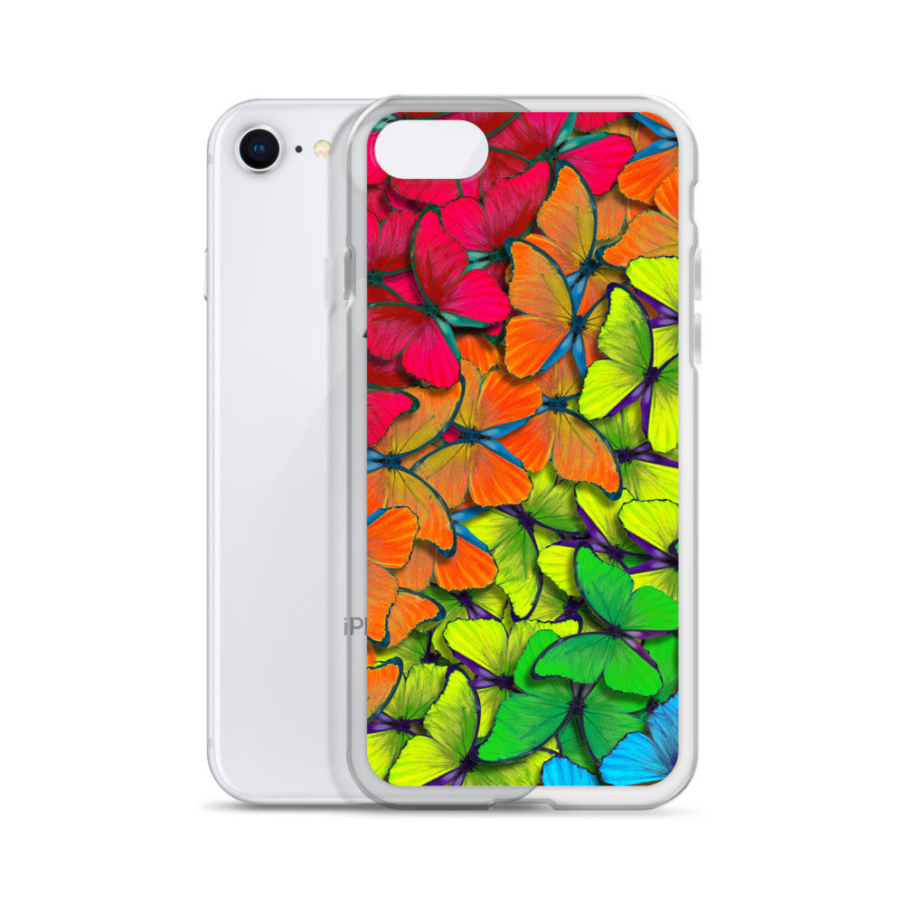 Rainbow Butterflies iPhone Case