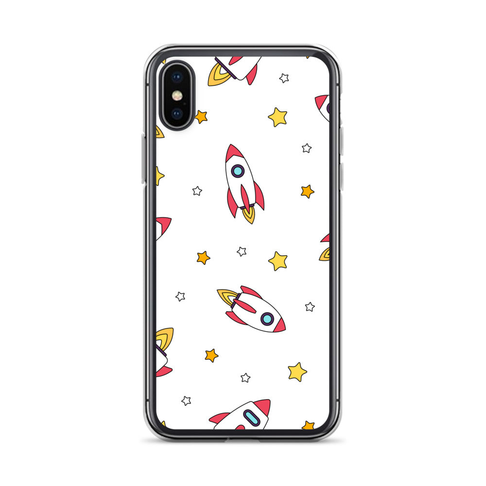 Spaceship Rockets iPhone Case