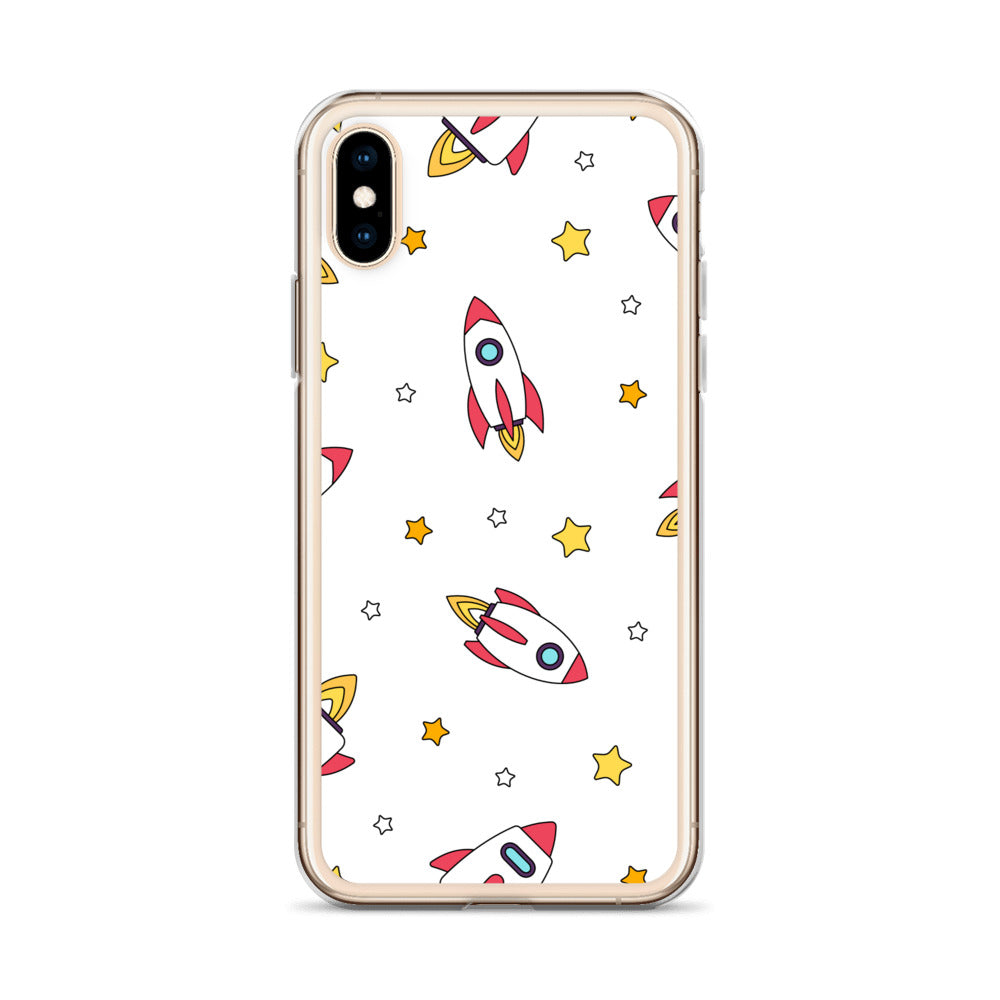 Spaceship Rockets iPhone Case