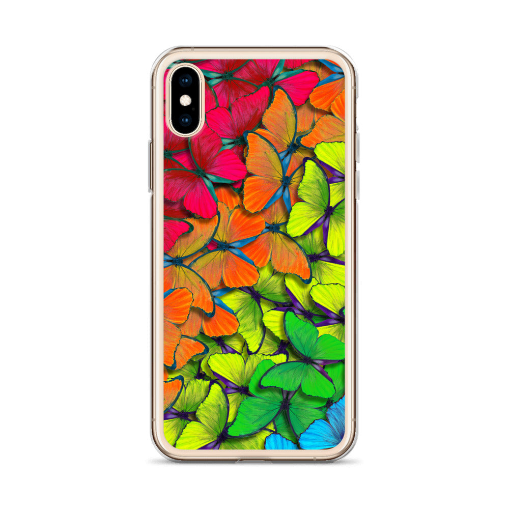 Rainbow Butterflies iPhone Case