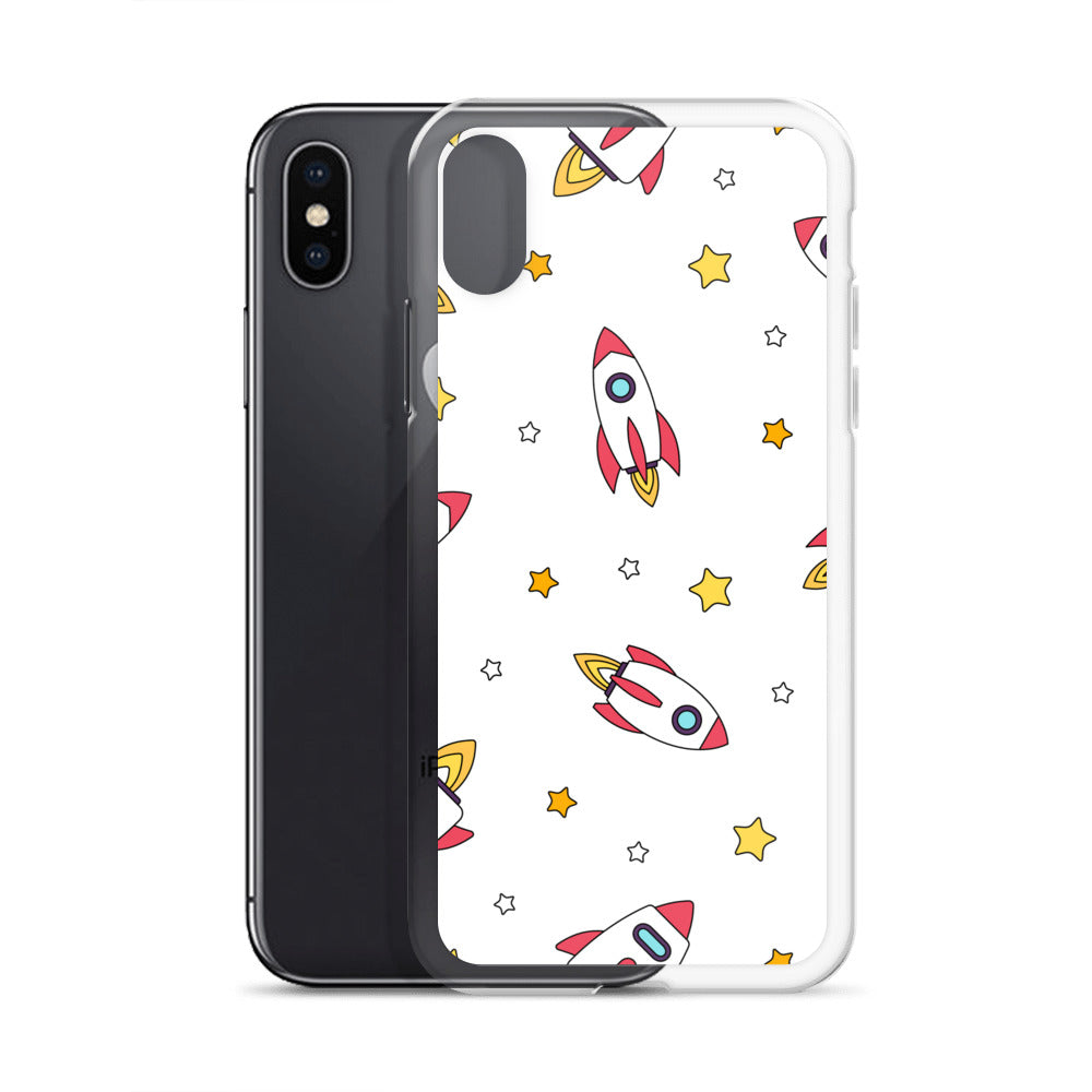 Spaceship Rockets iPhone Case